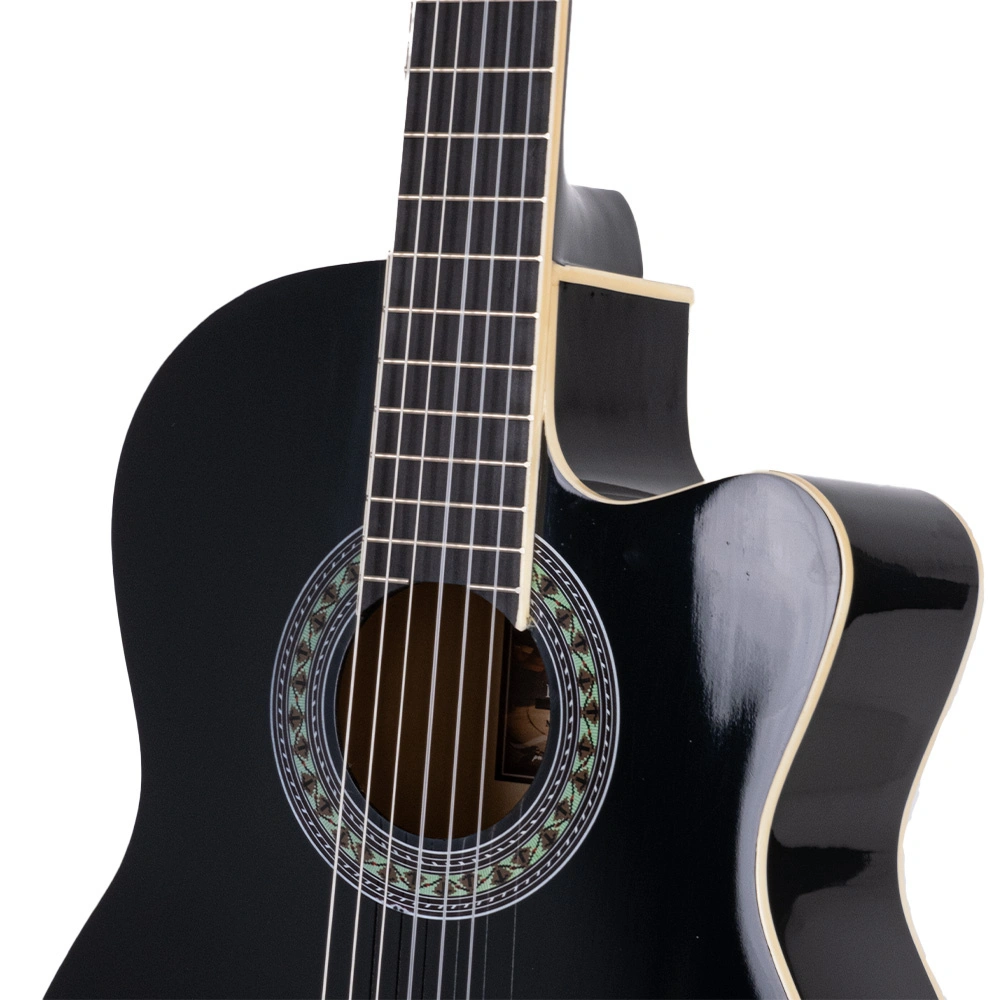 Barcelona LC 3900 CBK Cutaway Siyah Klasik Gitar-6