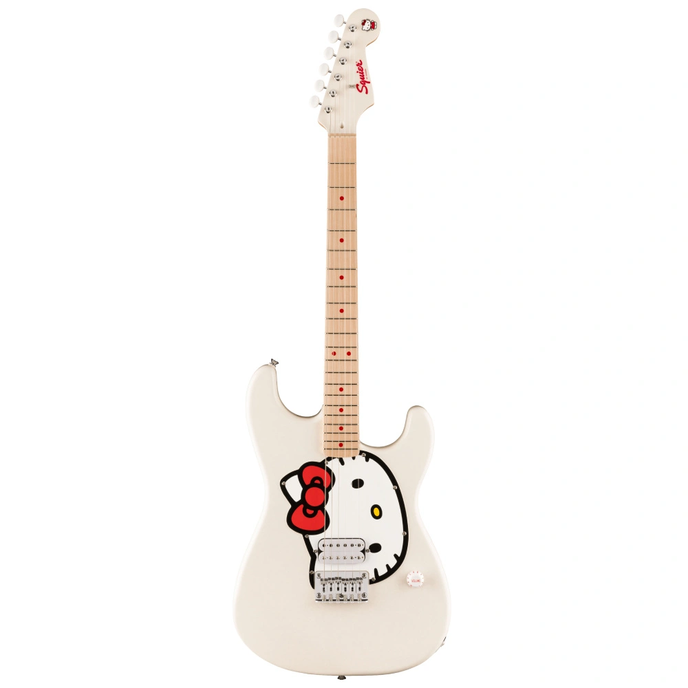 squier-hello-kitty-white-stratocaster-w-bag-elektro-gitar squier-hello-kitty-white-stratocaster-w-bag-elektro-gitar